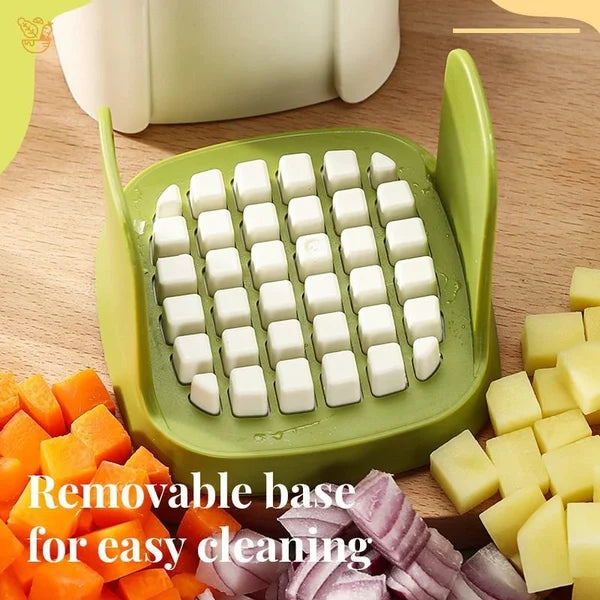 🎁2-in-1 Vegetable Chopper Dicing & Slitting